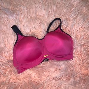 Neon Pink and Green Sports Bra